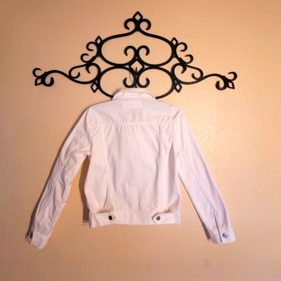 Forever21 White Jean Jacket Size Small Denim - Picture 2 of 5